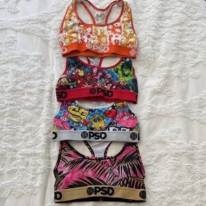 PSD Small sports bras (selling as set 4)